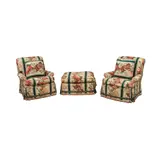 Untitled by A Pair of Bergere Chairs and a Footstool, sold Jan 2026