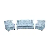 A Wing Back Sofa Set, Untitled