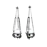 Untitled by A pair of 19th Century Pulley lamps, sold Jan 2026