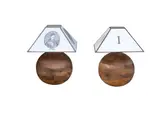 Untitled by A Pair of Lamps, hardwood, sold Jan 2026