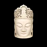 Untitled by An Ivory Bust of Buddha, ivory, sold Jan 2026