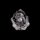 A Mats Jonasson Crystal Paperweight, Untitled
