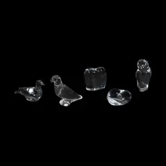 Five Baccarat Figurines, Untitled