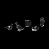 Five Baccarat Figurines, Untitled