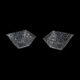 Untitled by Two Tiffany & Co. Deep-Square Crystal Bowls in the Sierra Pattern, sold Jan 2026