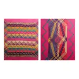 Two Framed Banig, Untitled