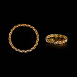 Choker and Bracelet with diamonds, Untitled, 18k gold