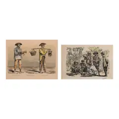 Two 19th Century Prints, Untitled, etching