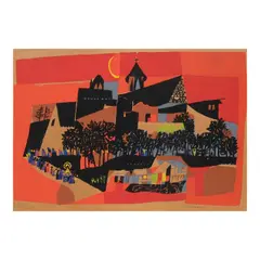 Untitled by Mauro Malang Santos, serigraph 161/167, sold Oct 2025