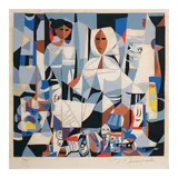 Vicente Manansala, Untitled, serigraph 7/226