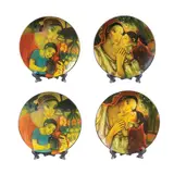 Lydia Velasco, A Group of The Catholic Women’s Club, Inc., c.) Mother and Child <br> edition: 386/500 <br> ceramic <br> D: 8 (20 cm) <br> <br> d.) Yakap ng Pagmamahal <br> edition: 386/500 <br> ceramic <br> D: 8 (20 cm)