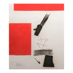 Arturo Luz, Kyoto 2, print and collage