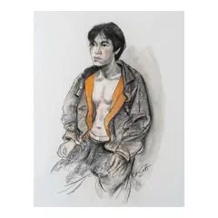 Benedicto Cabrera, Untitled, pastel on paper