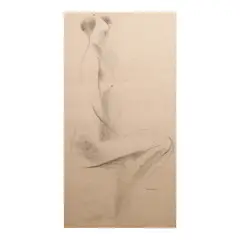 Nude by Romeo Tabuena, charcoal on paper, sold Oct 2025