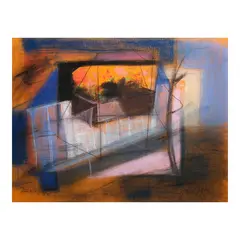 Untitled by Rene Robles, signed and dated 1998 (lower left and right) <br> pastel on paper <br> 19” x 24 3/4” (48 cm x 63 cm), sold Oct 2025