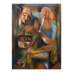 Emmanuel Garibay, Ihip, pastel on paper