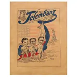 Fernando Amorsolo, Telembang, pen and ink on paper