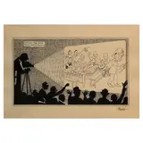 Fernando Amorsolo, Pedro Chua, pen and ink on paper