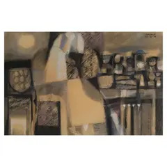 Mauro Malang Santos, Woman, charcoal on paper