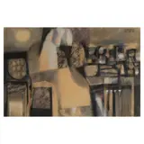 Woman by Mauro Malang Santos, charcoal on paper, sold Oct 2025
