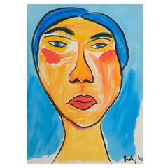 Inday Cadapan, Untitled, pastel on paper