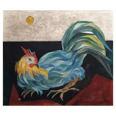 Untitled by Virginia Ty-Navarro, oil on canvas, sold Oct 2025