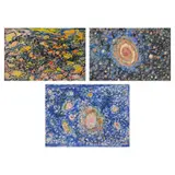 Macario Vitalis, a.) Untitled b.) Untitled c.) Untitled, b.) signed and dated 1987 (lower left)<br> tempera on paper<br> 9 1/2” x 14 1/2” (24 cm x 37 cm)<br><br>