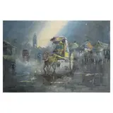 Untitled by Cesar Buenaventura, oil on canvas, sold Oct 2025