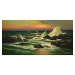 Untitled by Cesar Buenaventura, oil on canvas, sold Oct 2025