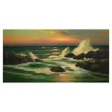 Untitled by Cesar Buenaventura, oil on canvas, sold Oct 2025