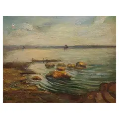 Alejandro Celis, Landscape, oil on canvas