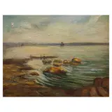 Alejandro Celis, Landscape, oil on canvas