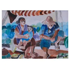 Norma Belleza, Untitled, watercolor on paper