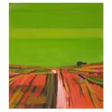 Untitled by Oscar Zalameda, oil on canvas, sold Oct 2025