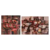 Paco Gorospe, Untitled, b.) Still Life with Fish and Jars <br> signed (lower right and verso) <br> oil on canvas <br> 24” x 36” (61 cm x 91 cm)