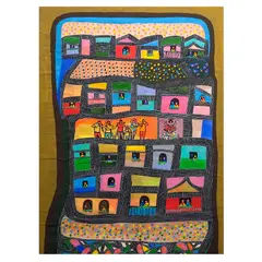 Manuel Baldemor, Barrio Musician, mixed media