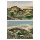 Romulo Olazo, a.) Landscape b.) Landscape