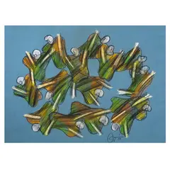 Kasuy by Romulo Olazo, soft pastel on canson paper, sold Oct 2025