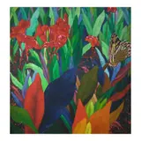 Ibarra dela Rosa, Bandera Española Series 2, oil on canvas