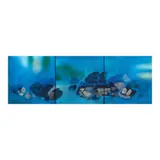Raul Isidro, Aquascape #1 (Triptych), acrylic on canvas