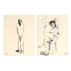Mark Justiniani, a.) Untitled  b.) Untitled, b.) Untitled <br> signed (lower right) <br> print 12/15 <br> 11 1/2” x 8 1/2” (29 cm x 22 cm)