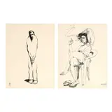 Mark Justiniani, a.) Untitled  b.) Untitled, b.) Untitled <br> signed (lower right) <br> print 12/15 <br> 11 1/2” x 8 1/2” (29 cm x 22 cm)