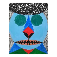 Nawong Series by Nunelucio Alvarado, mixed media on paper, sold Oct 2025