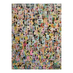 Sam Penaso, Unlimitext Series, acrylic on canvas