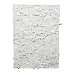 Sam Penaso, Whitescape 09, mixed media