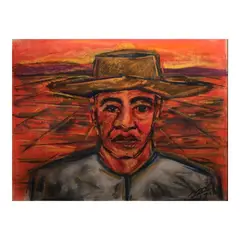 Untitled by Ferdie Montemayor, pastel on paper, sold Oct 2025