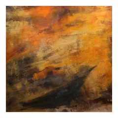 Carlo Saavedra, Abstraction, oil on canvas