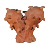 Julie Lluch, Heart of Thorns (S08-02), terracotta and acrylic paint