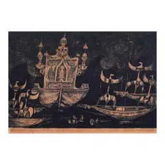 Manuel Rodriguez Sr., Festival Boats, etching