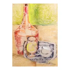 Untitled by Rosario Bitanga, pastel on paper, sold Jul 2025